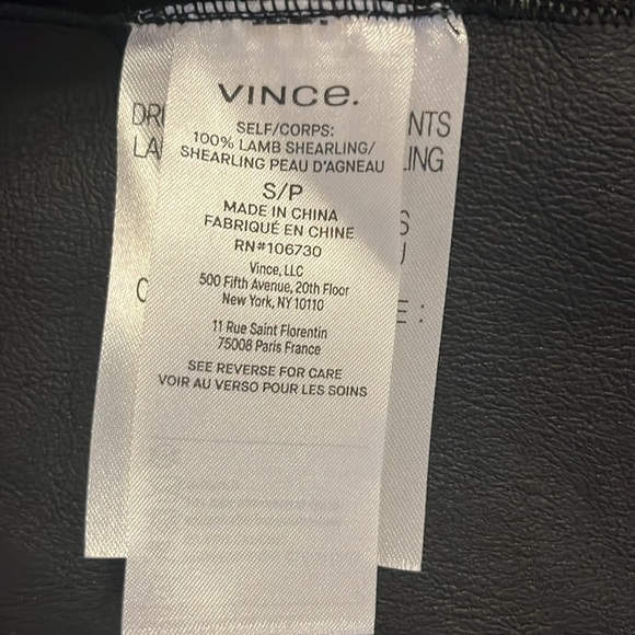 Women’s Vince Shearling Coat - Picture 4 of 6